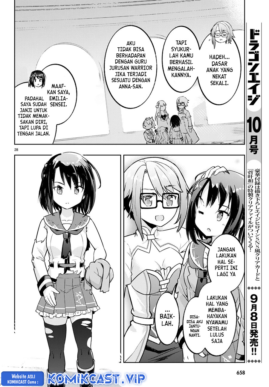 Kenshi wo Mezashite Nyuugaku shita no ni Mahou Tekisei 9999 nan desu kedo!? Chapter 66 Bahasa Indonesia